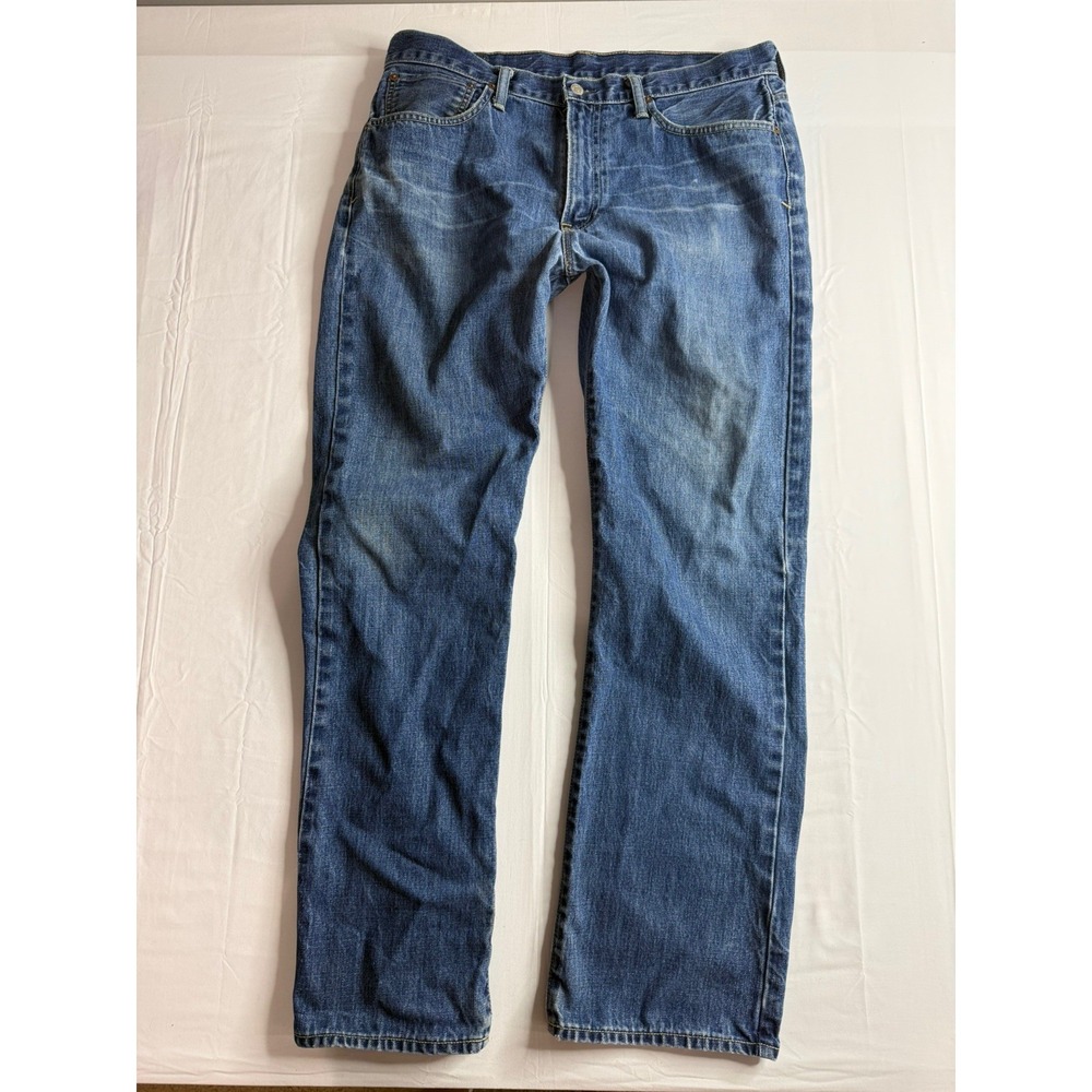 Vintage Polo Ralph Lauren Jeans Mens 35x32 Light Wash Straight Y2K Mexico Made